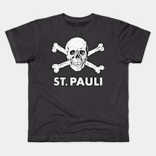 St Pauli skull & bones Kids T-Shirt